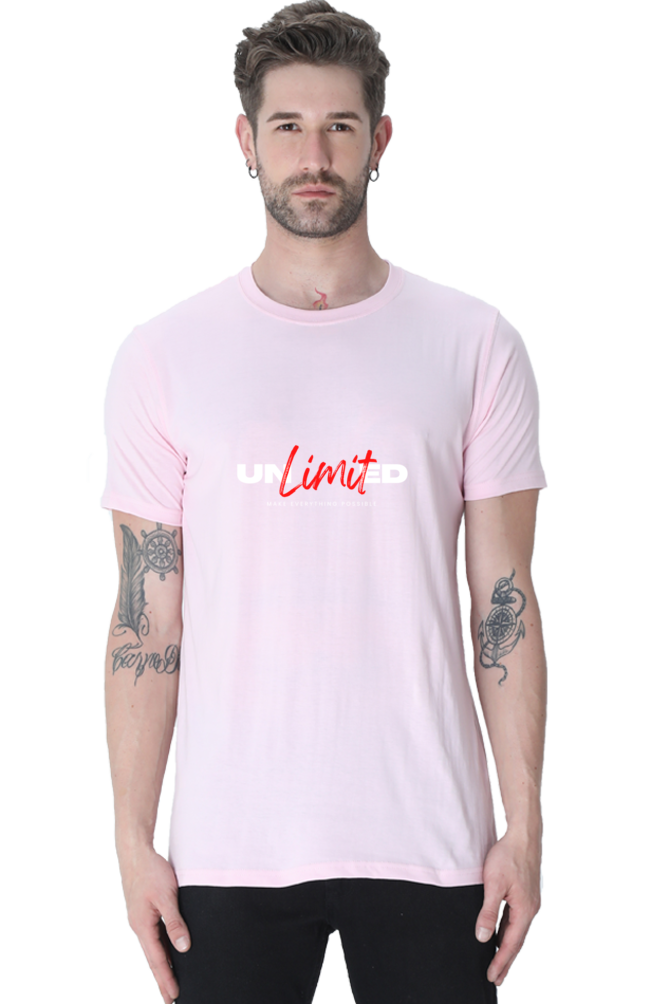 Motivational Unisex Cotton Round Neck T-shirt