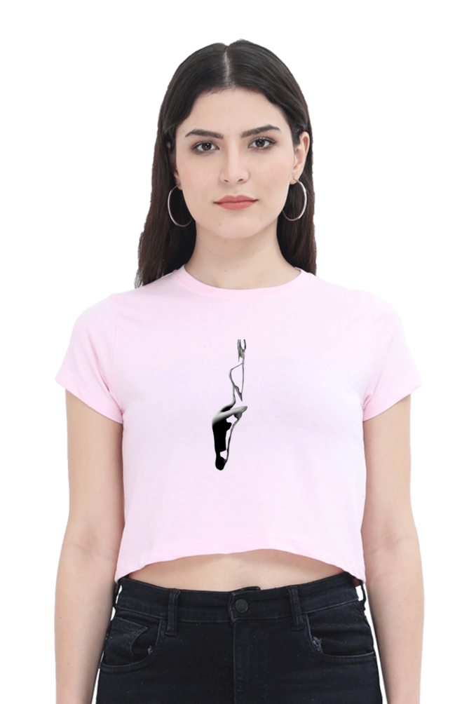 Women's Minimalistic Crop Top - Lady