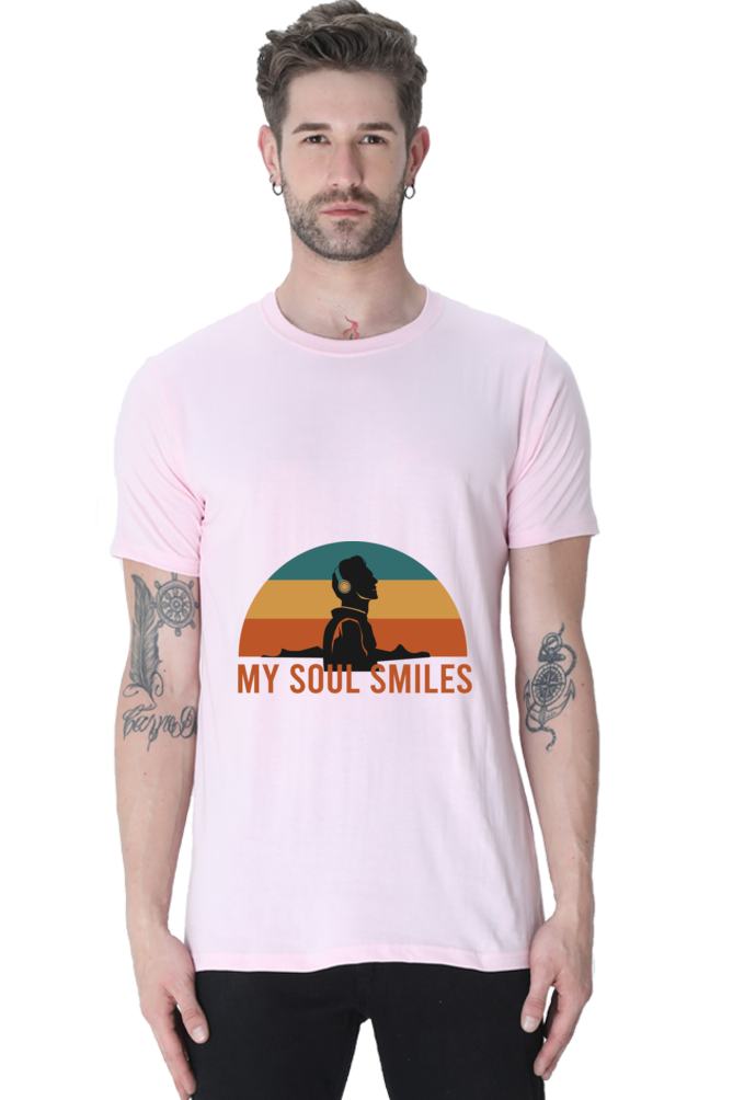 Music Unisex Cotton Round Neck T-shirt -  Soul Smiles