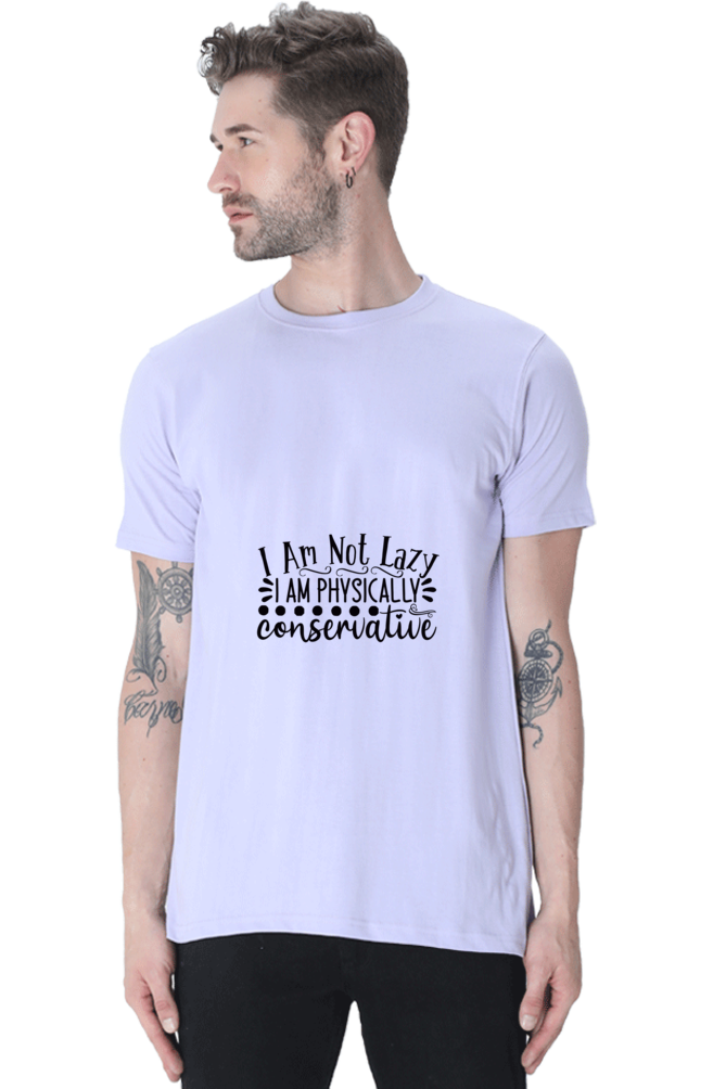 Men's Funny & Queen SVG Round Neck T-Shirt - conservative