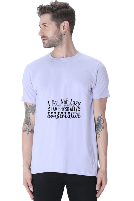 Men's Funny & Queen SVG Round Neck T-Shirt - conservative