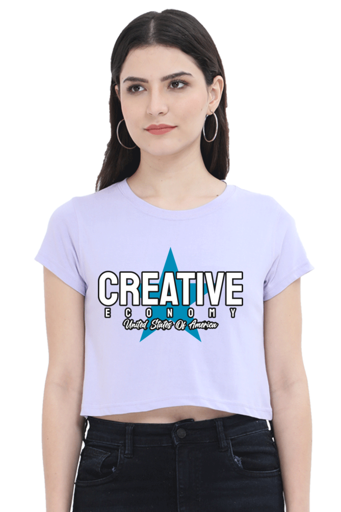 Women's Crop Top - Creative