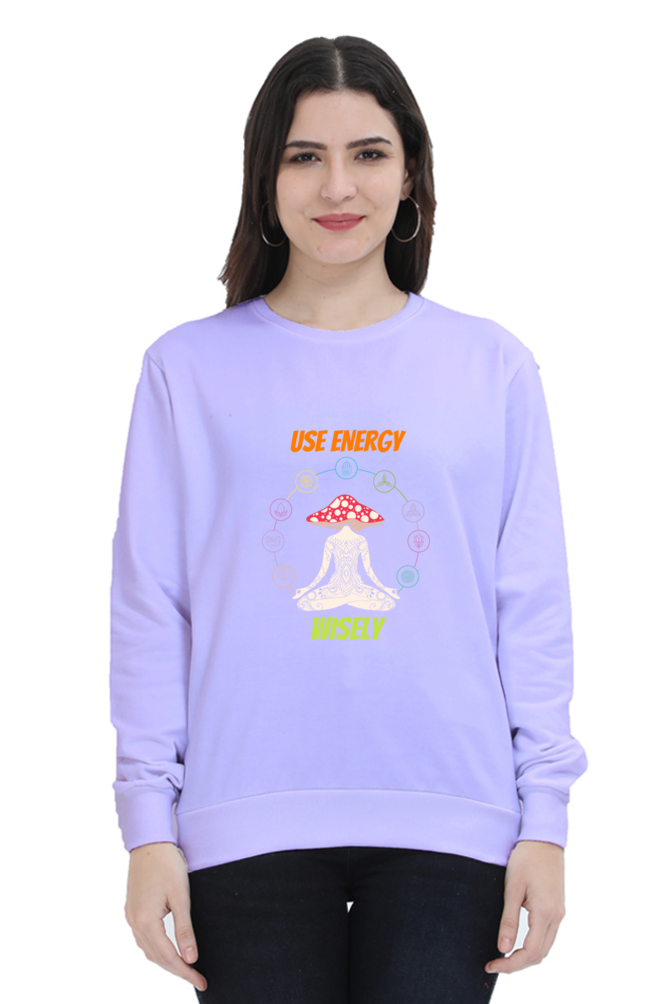 Women Sweatshirt - Use Energy Wisely