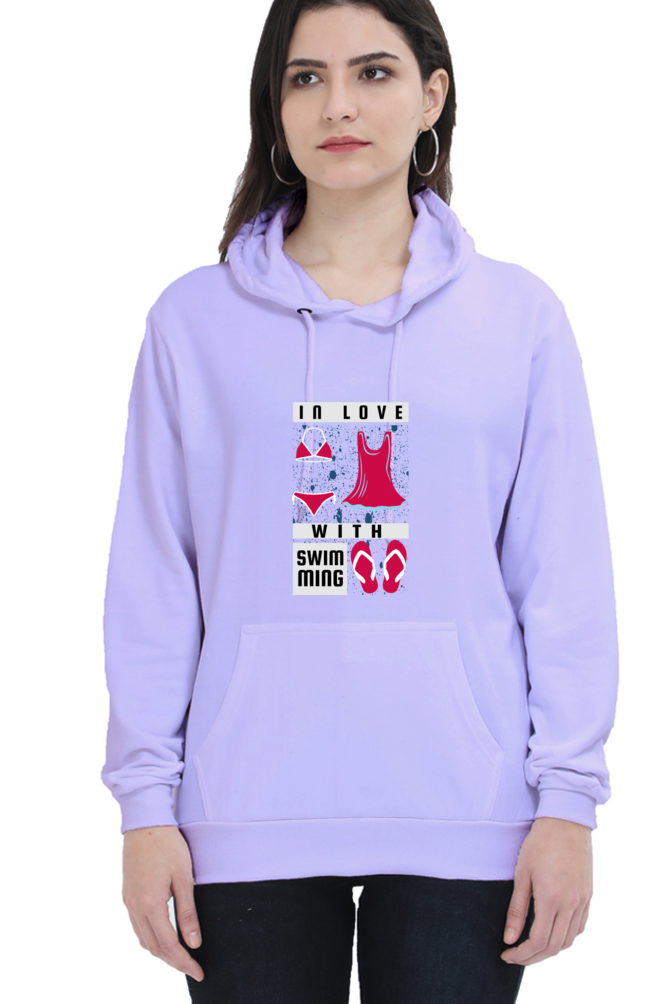Women's Swimming Sweatshirts Hoodie - In Love