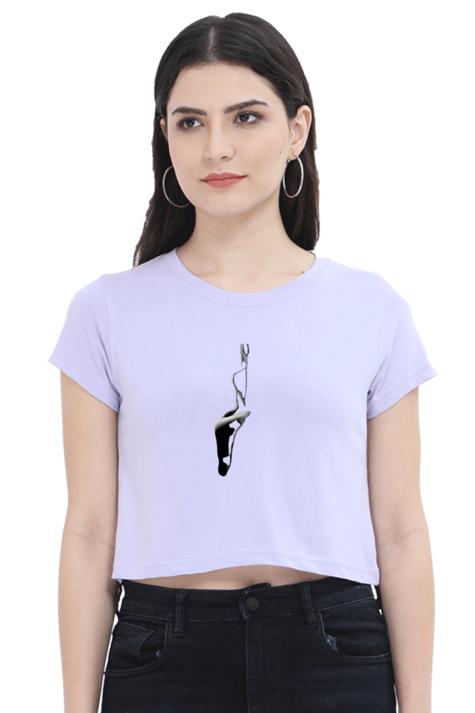 Women's Minimalistic Crop Top - Lady