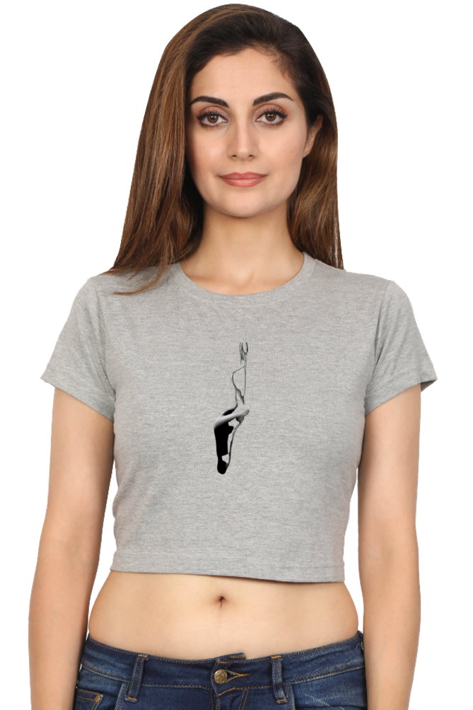 Women's Minimalistic Crop Top - Lady