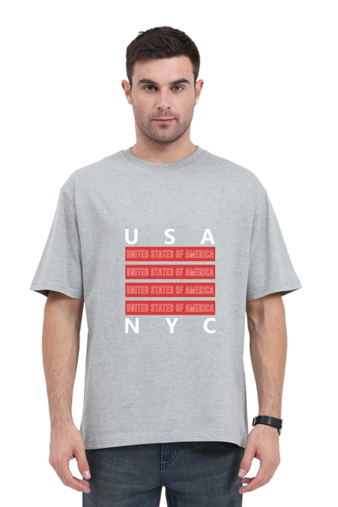Urban Unisex Cotton Round Neck T-shirt - NYC