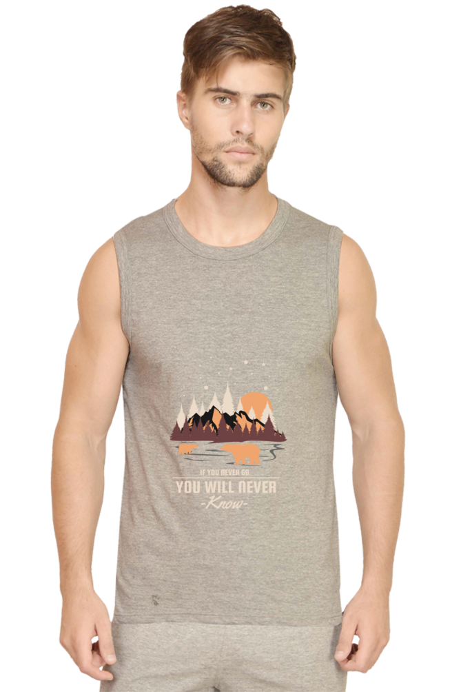 Men’s Adventure Gym Vest - never know