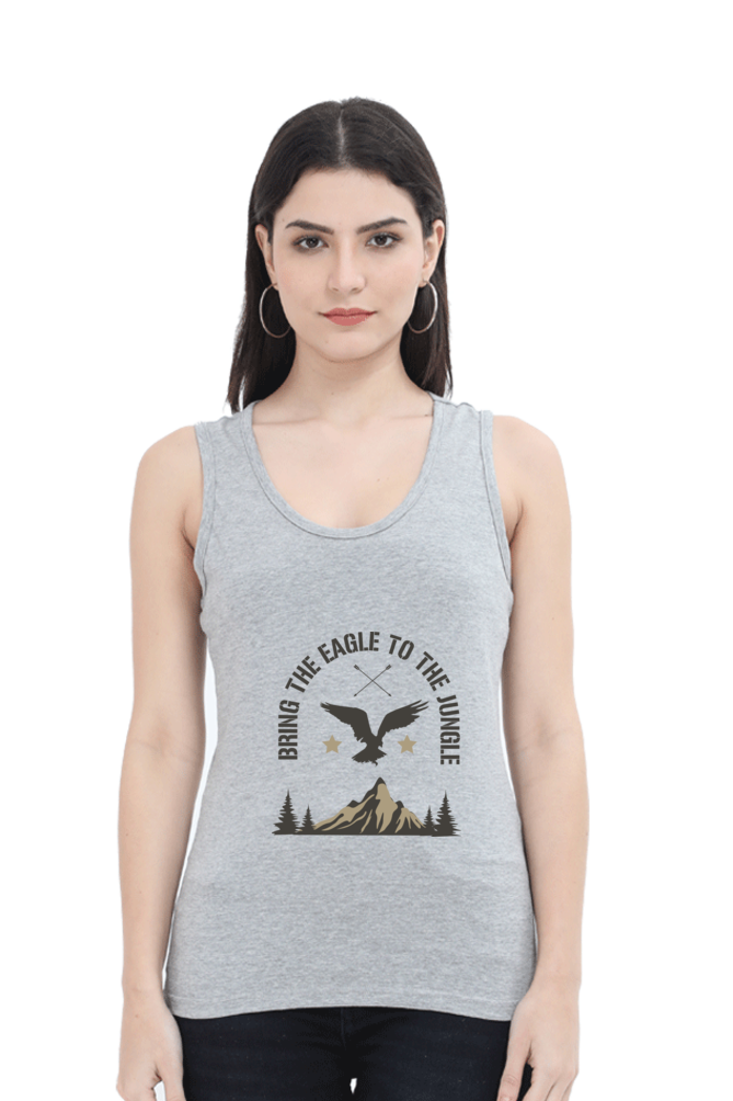 Women Motivational Tank Top -  Eagle