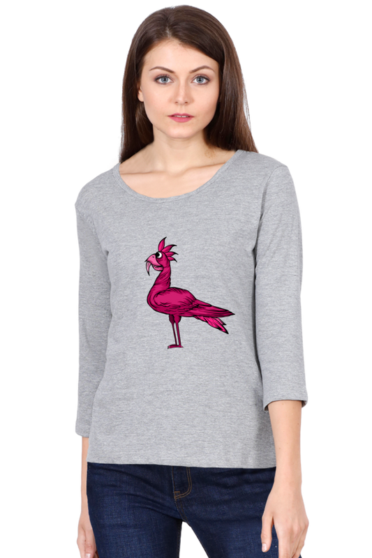 Women’s Full Sleeves Animal's & Monster's  T-Shirts - monster bird