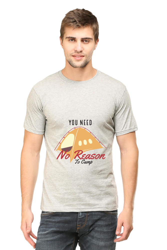 Men's Round Neck Summer T-Shirt - No Reason