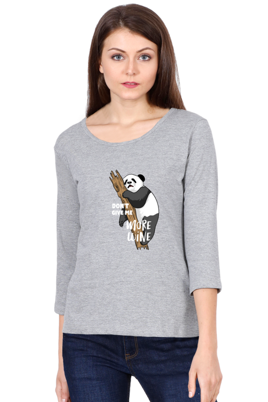 Women’s Full Sleeves Funny & Queen SVG T-Shirts - Wine