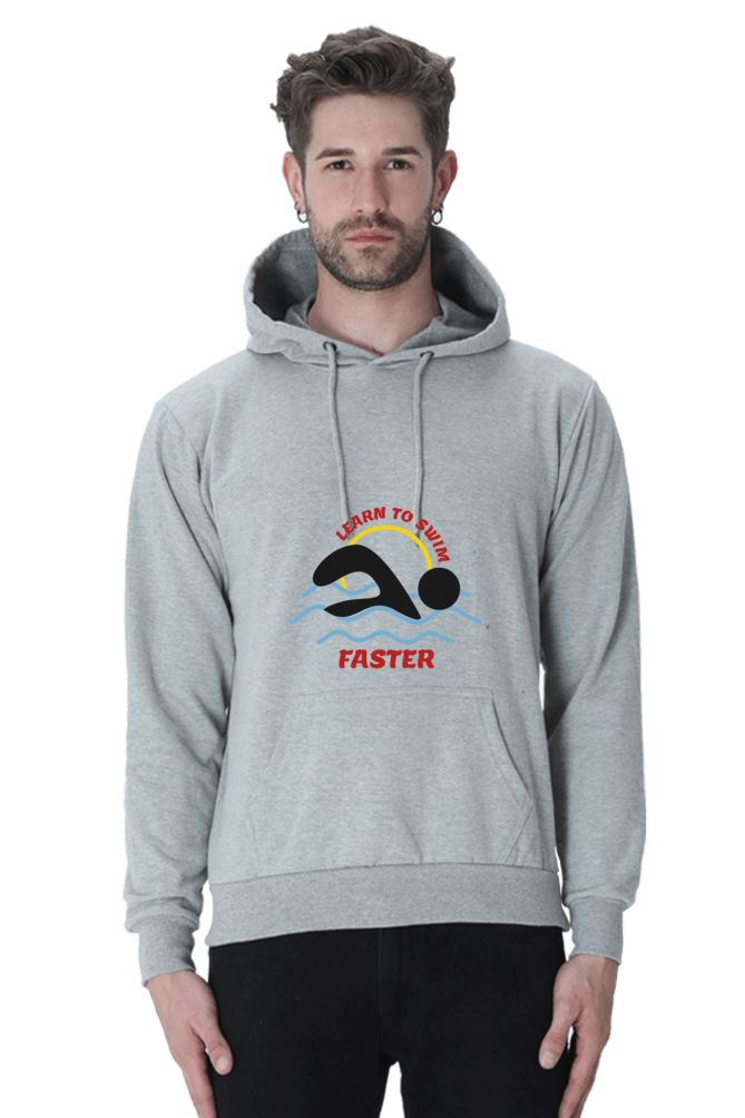 Men's  Swimming Sweatshirts Hoodie - Faster