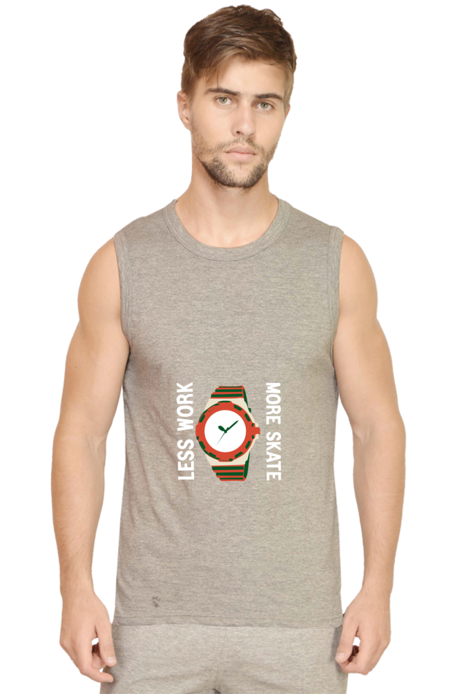 Men’s Skateboard Gym Vest - Less Work