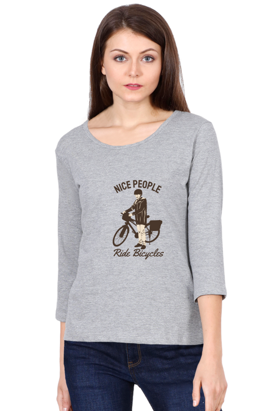 Women’s Full Sleeves Rider T-Shirts - nice people