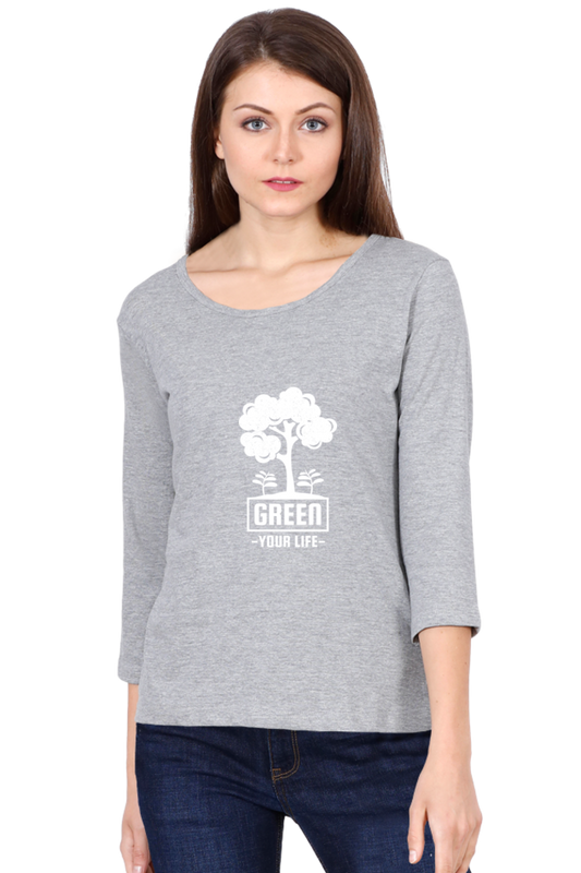 Women’s Full Sleeves Gardening T-Shirts - life