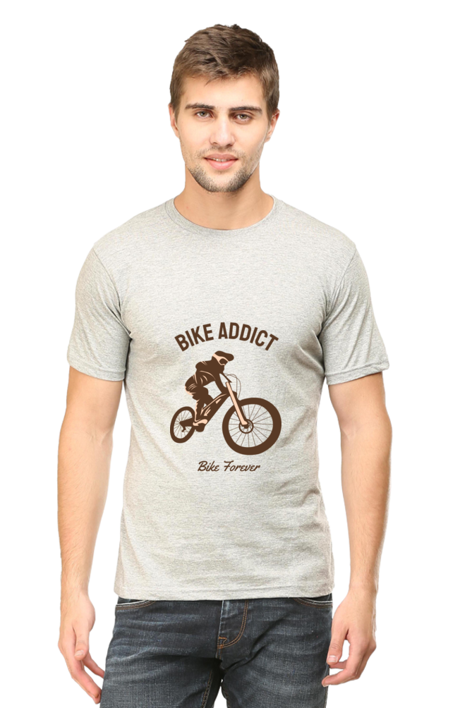 Men's BMX Cotton Round Neck T-Shirt - addict