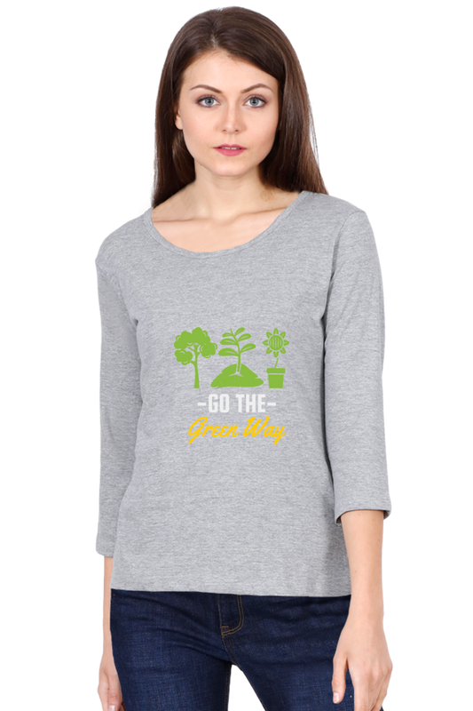 Women’s Full Sleeves Gardening T-Shirts - way
