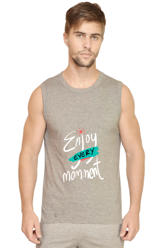 Men’s Summer Gym Vest - Enjoy Moment