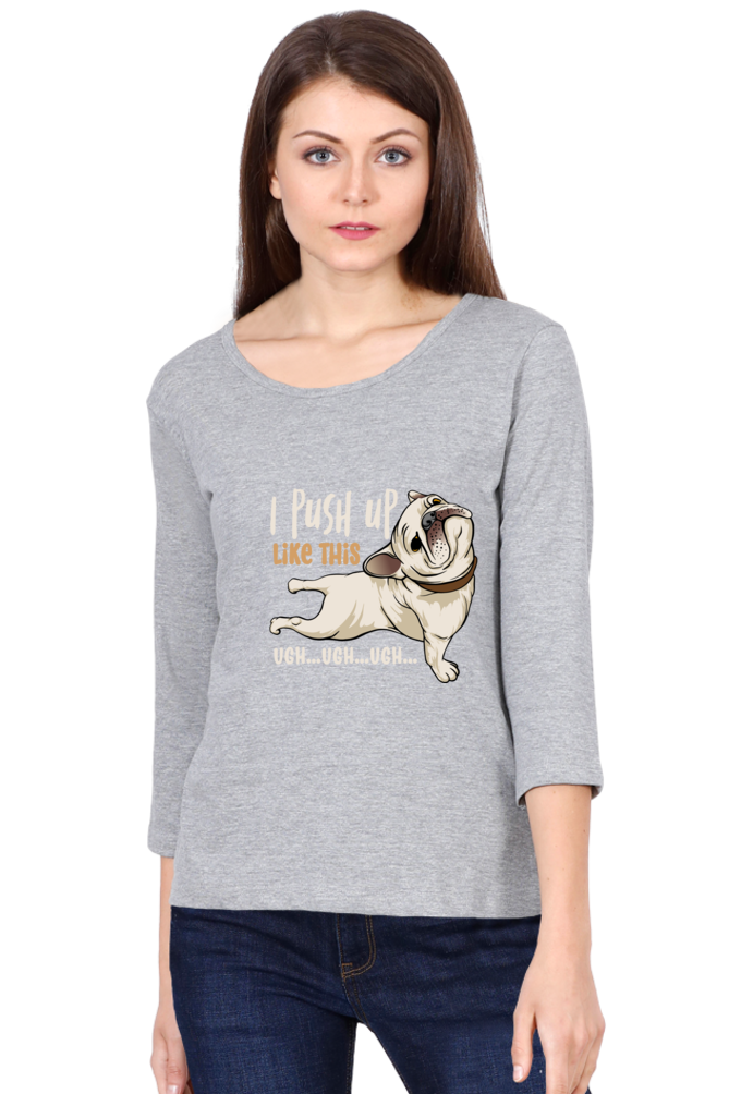 Women’s Full Sleeves Funny & Queen SVG T-Shirts - Push up