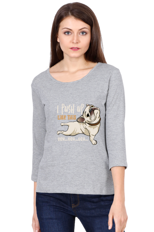 Women’s Full Sleeves Funny & Queen SVG T-Shirts - Push up