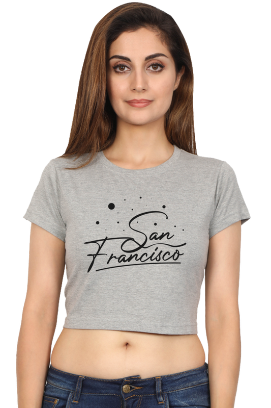 Women's Crop Top - San Francisco