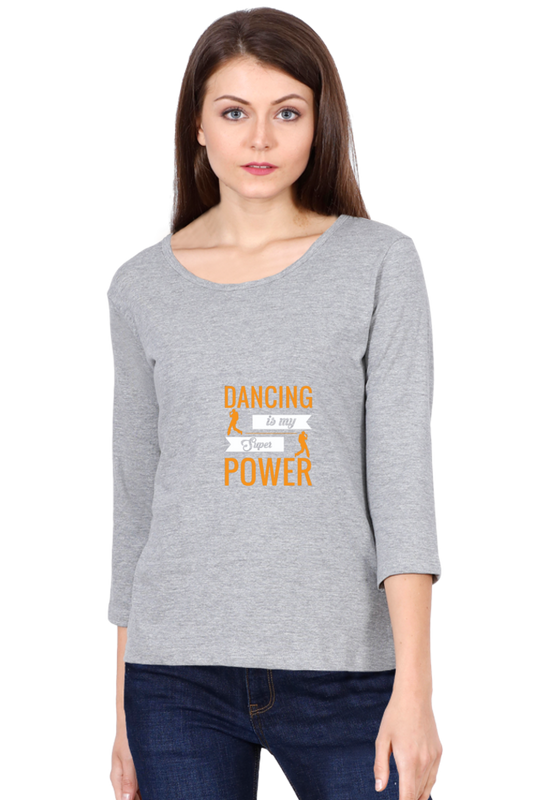 Women’s Full Sleeves Dance T-Shirts - power