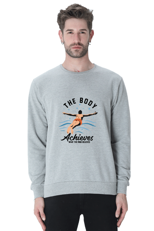 Men Swimming Sweatshirt - Achieves