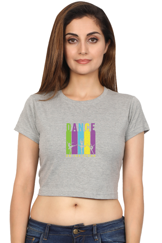 Women Dance Crop Top - floor dance