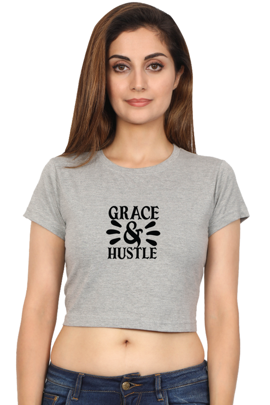 Women Motivational Crop Top - Grace