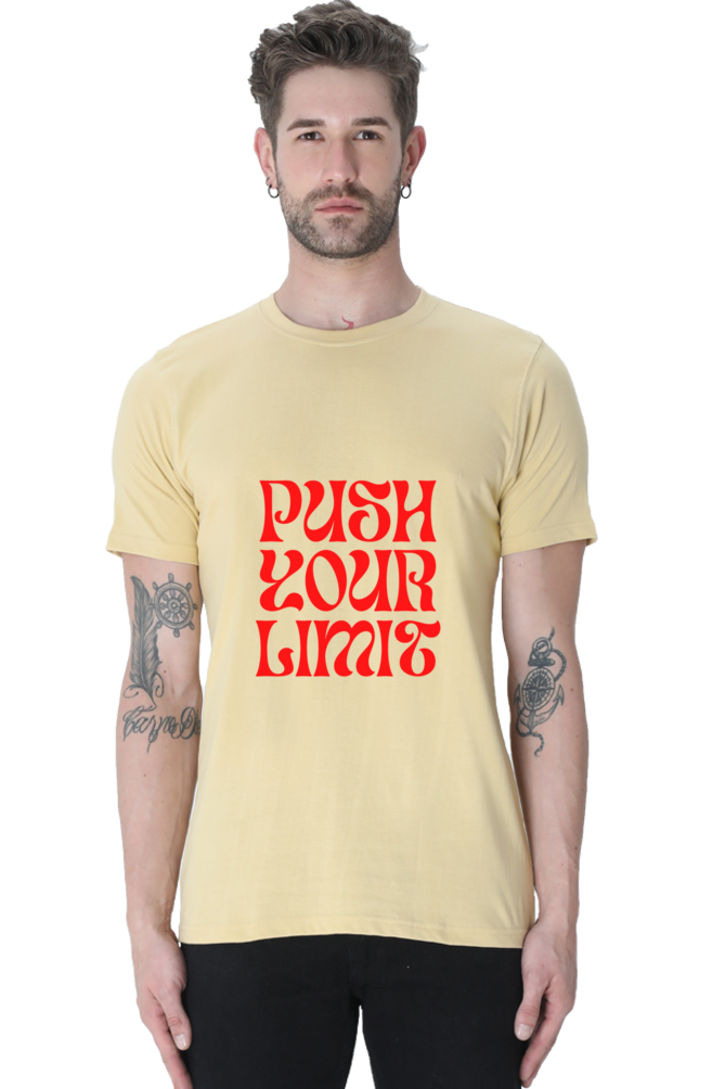 Motivational Unisex Cotton Round Neck T-shirt
