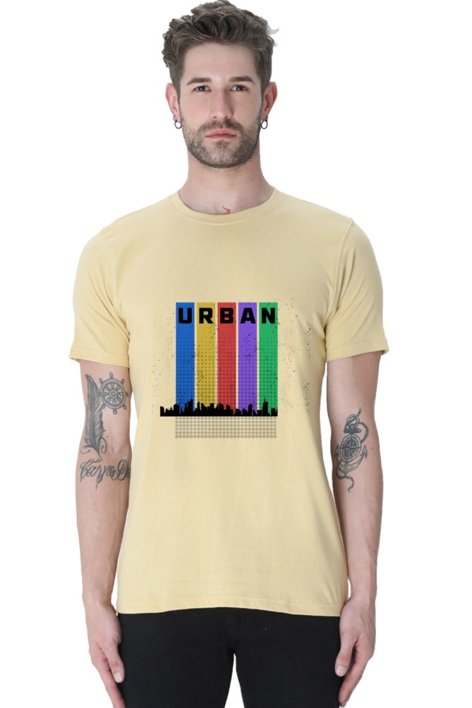 Urban Unisex Cotton Round Neck T-shirt