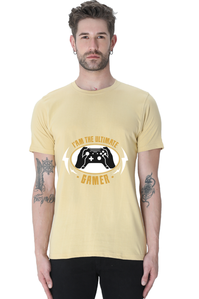 Gamer Unisex Cotton Round Neck T-shirt - Ultimate