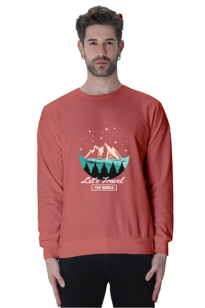 Men Adventure Sweatshirt - let's travel