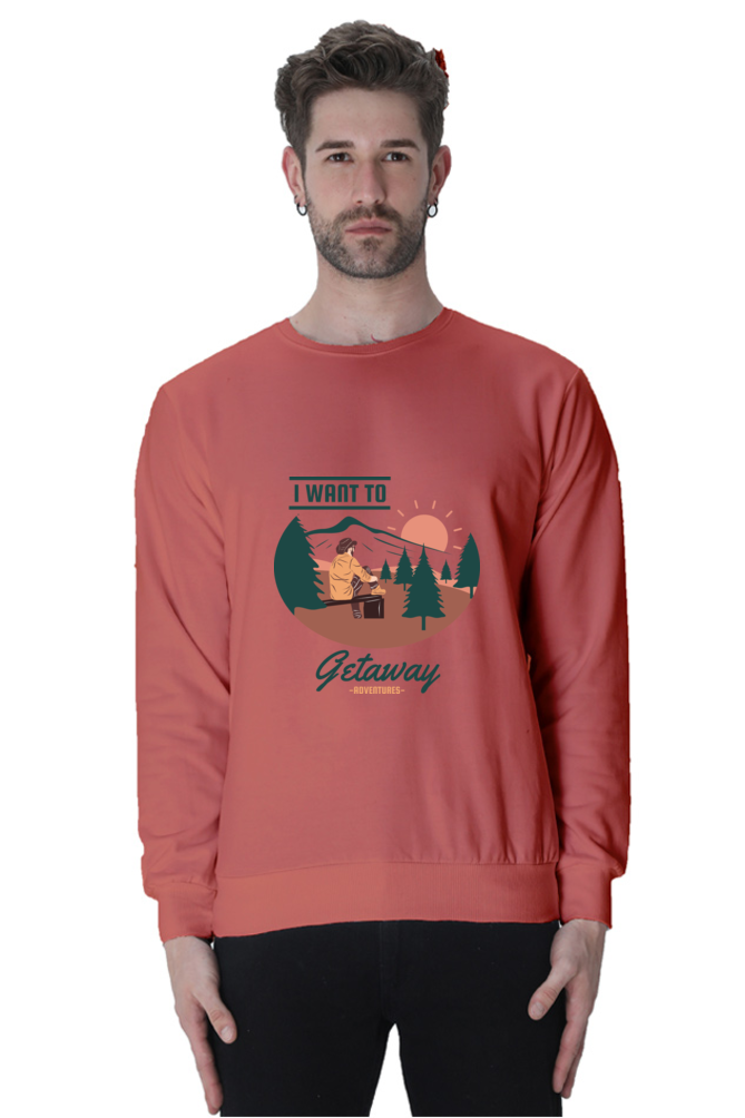 Men Adventure Sweatshirt - get away