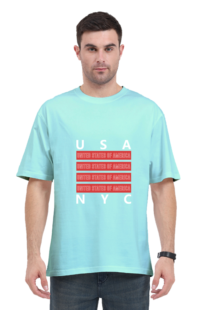 Urban Unisex Cotton Round Neck T-shirt - NYC