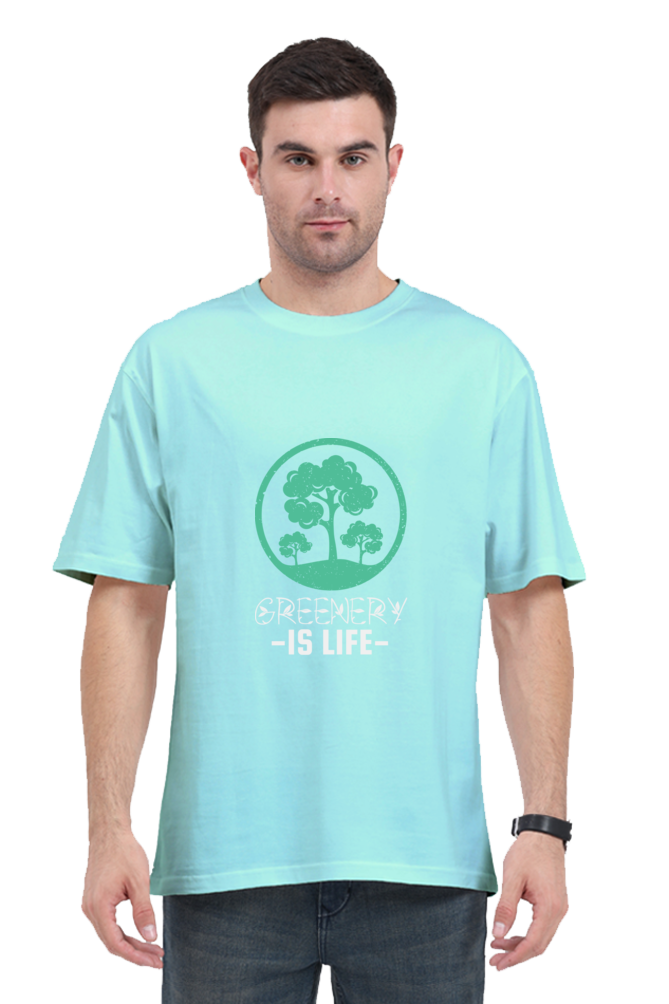 Men Gardening Oversized Classic T Shirt  - greenery