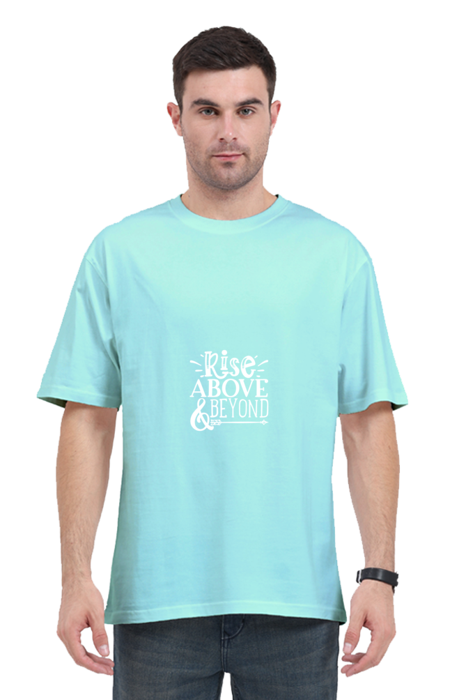 Men Motivational Oversized Classic T Shirt  - Rise