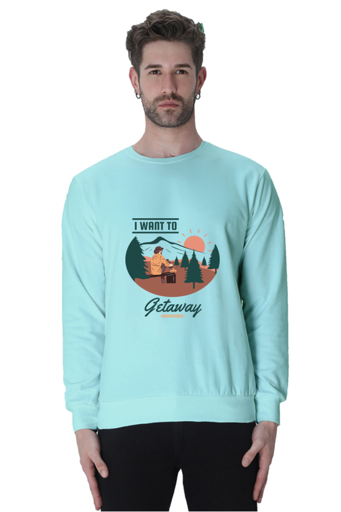 Men Adventure Sweatshirt - get away