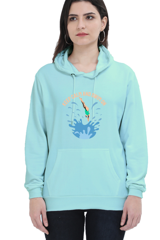 Women's Swimming Sweatshirts Hoodie - Swim On