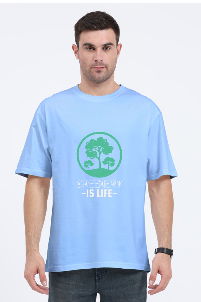 Men Gardening Oversized Classic T Shirt  - greenery