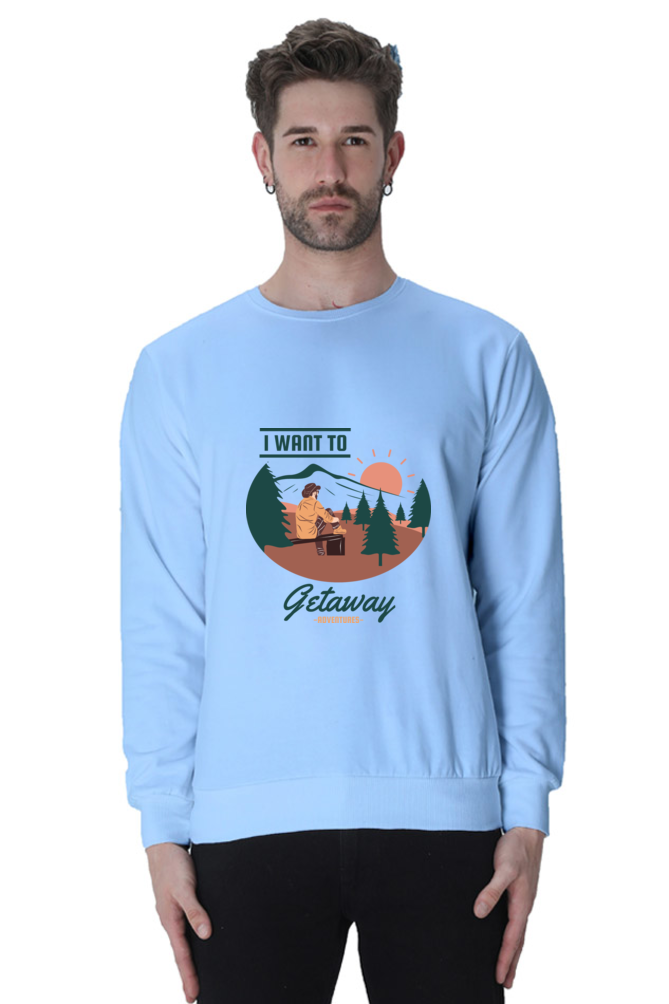 Men Adventure Sweatshirt - get away