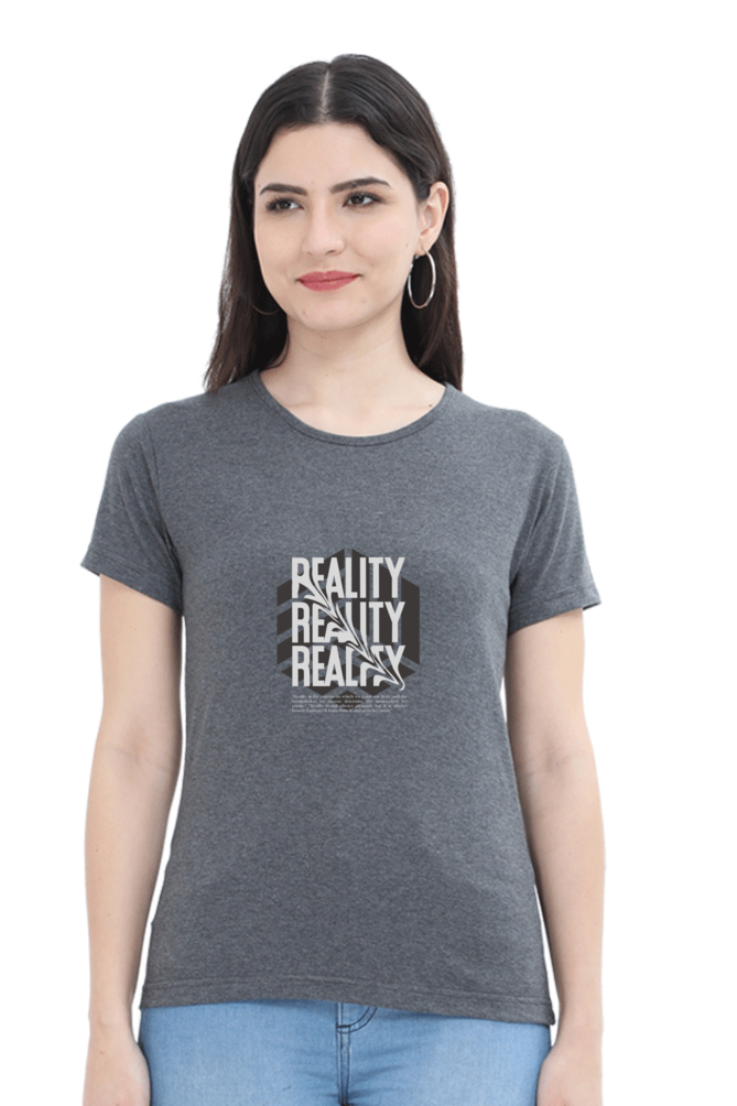 Women’s Round Neck Stones T-Shirts - Reality
