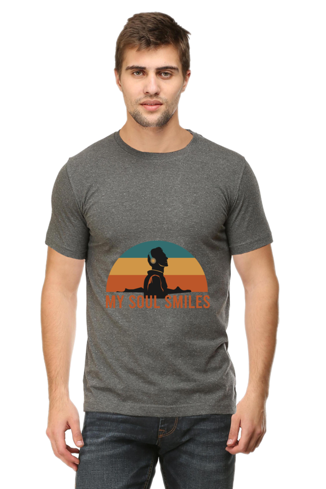 Music Unisex Cotton Round Neck T-shirt -  Soul Smiles