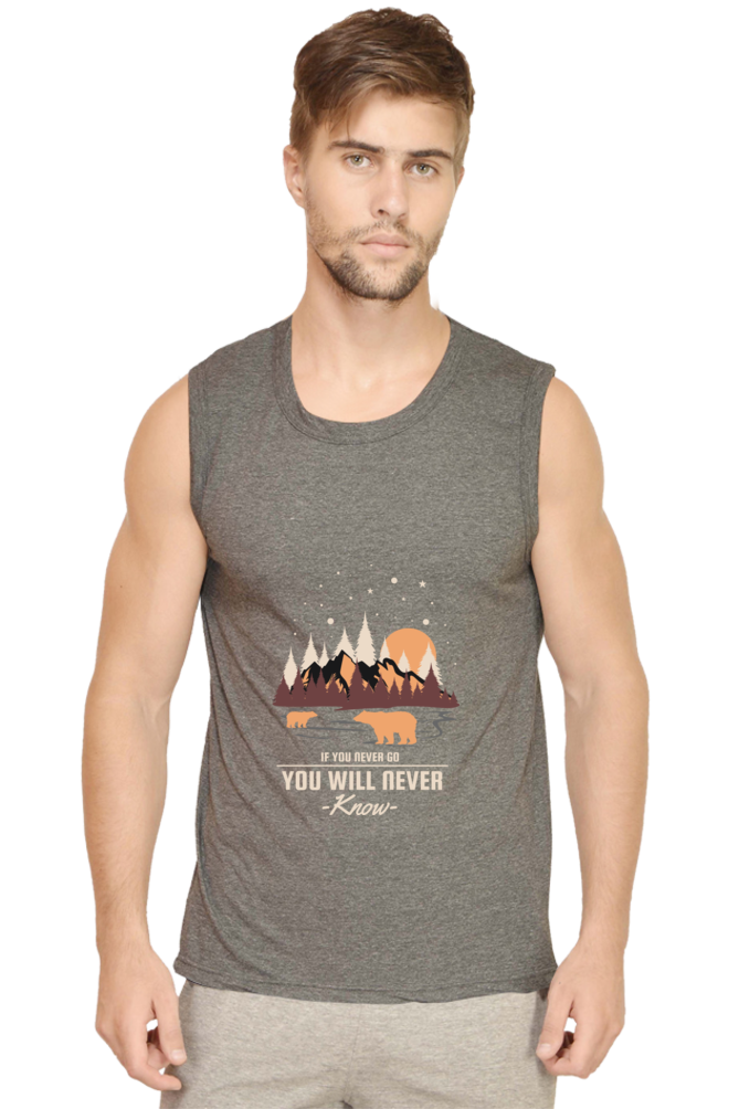 Men’s Adventure Gym Vest - never know