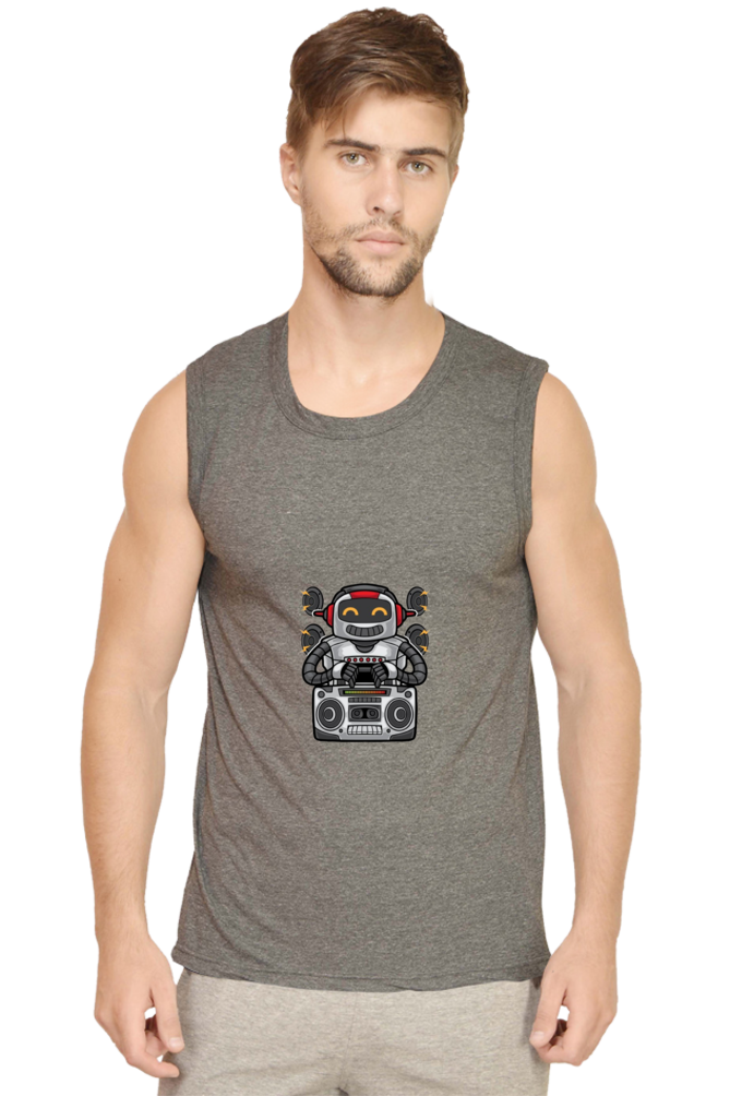 Men’s Dance Gym Vest - radio hip-hop