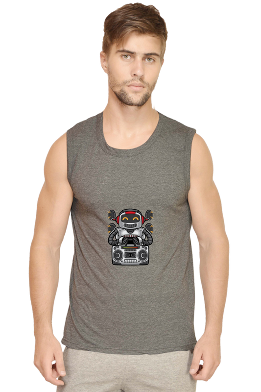 Men’s Dance Gym Vest - radio hip-hop