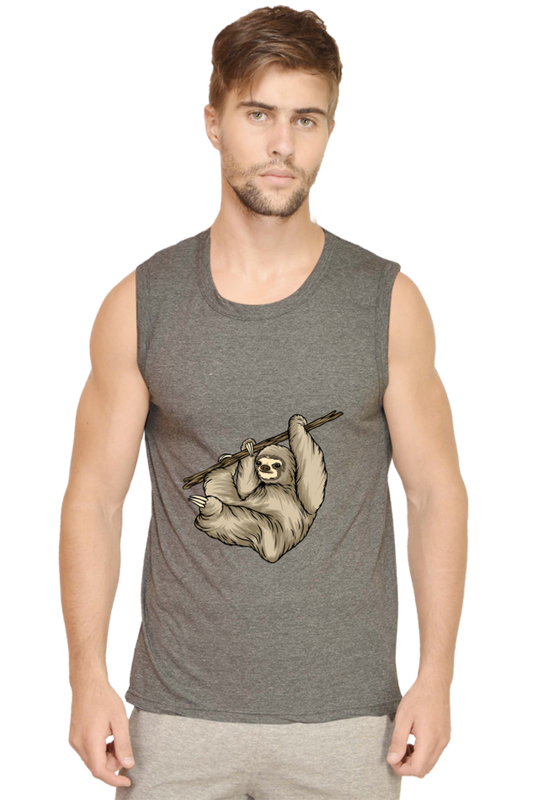 Men’s Sloth Gym Vest - swing along