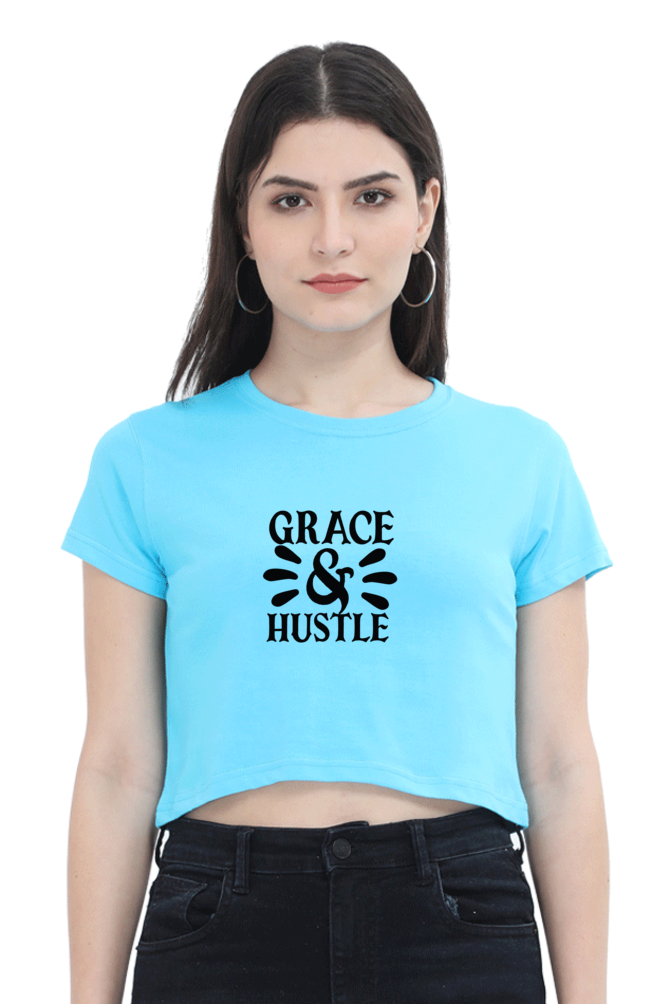 Women Motivational Crop Top - Grace