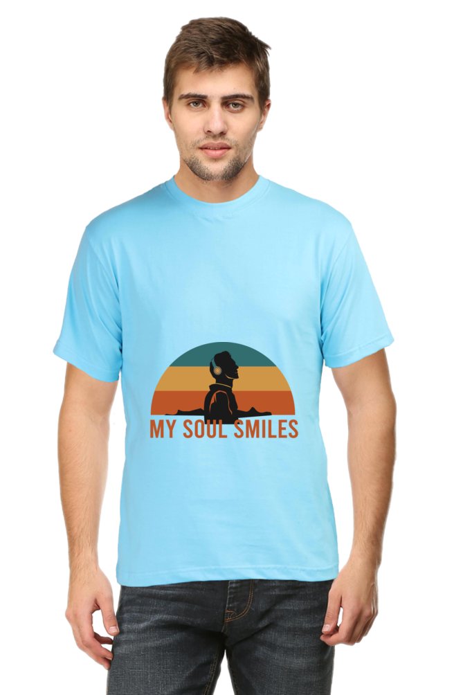 Music Unisex Cotton Round Neck T-shirt -  Soul Smiles